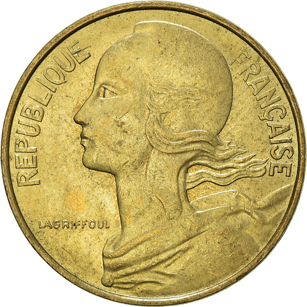 Moneta, Francia, 10 Centimes, 1977