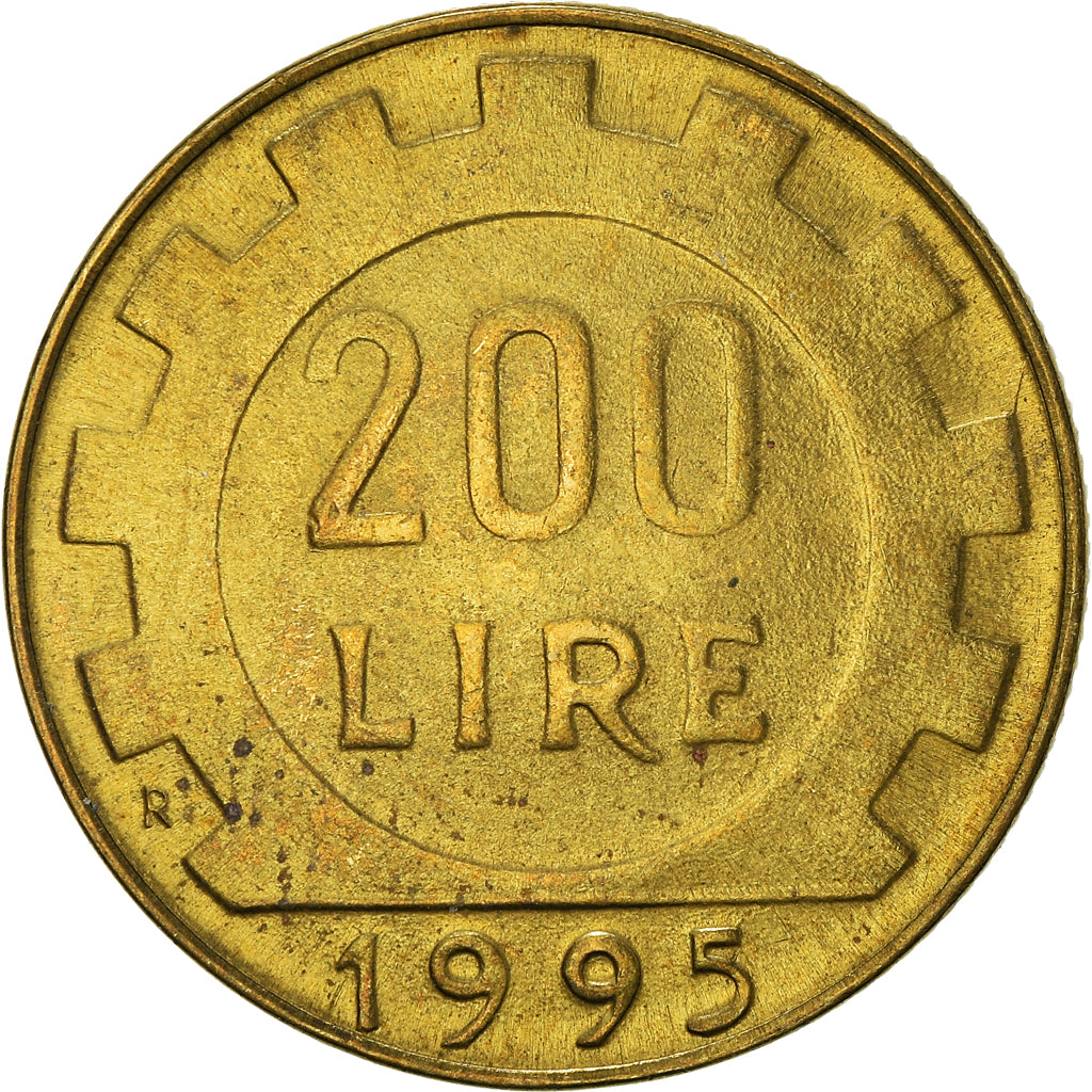 Munten, Italië, 200 Lire, 1995