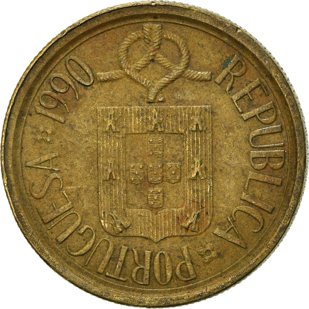Moneda, Portugal, 5 Escudos, 1990