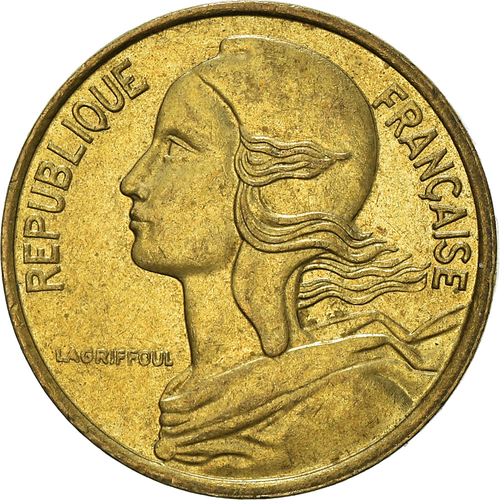 Moeda, França, 5 Centimes, 1986