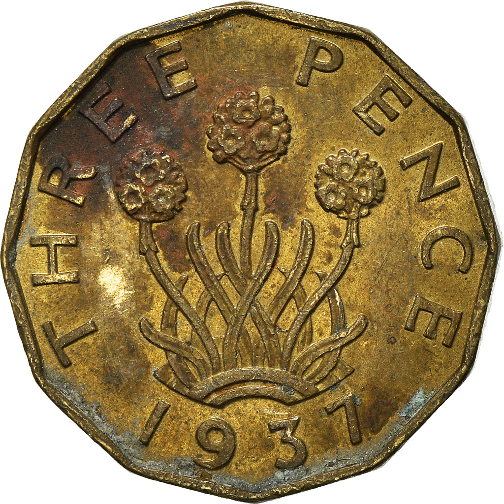 Moneta, Wielka Brytania, 3 Pence, 1937