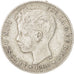 Coin, Spain, Alfonso XIII, Peseta, 1900, Madrid, EF(40-45), Silver, KM:706