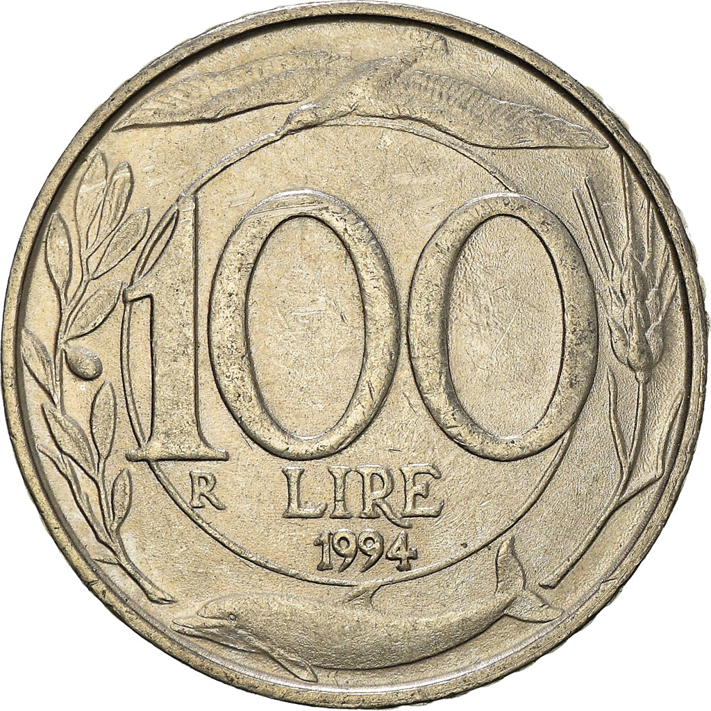 Moneda, Italia, 100 Lire, 1994