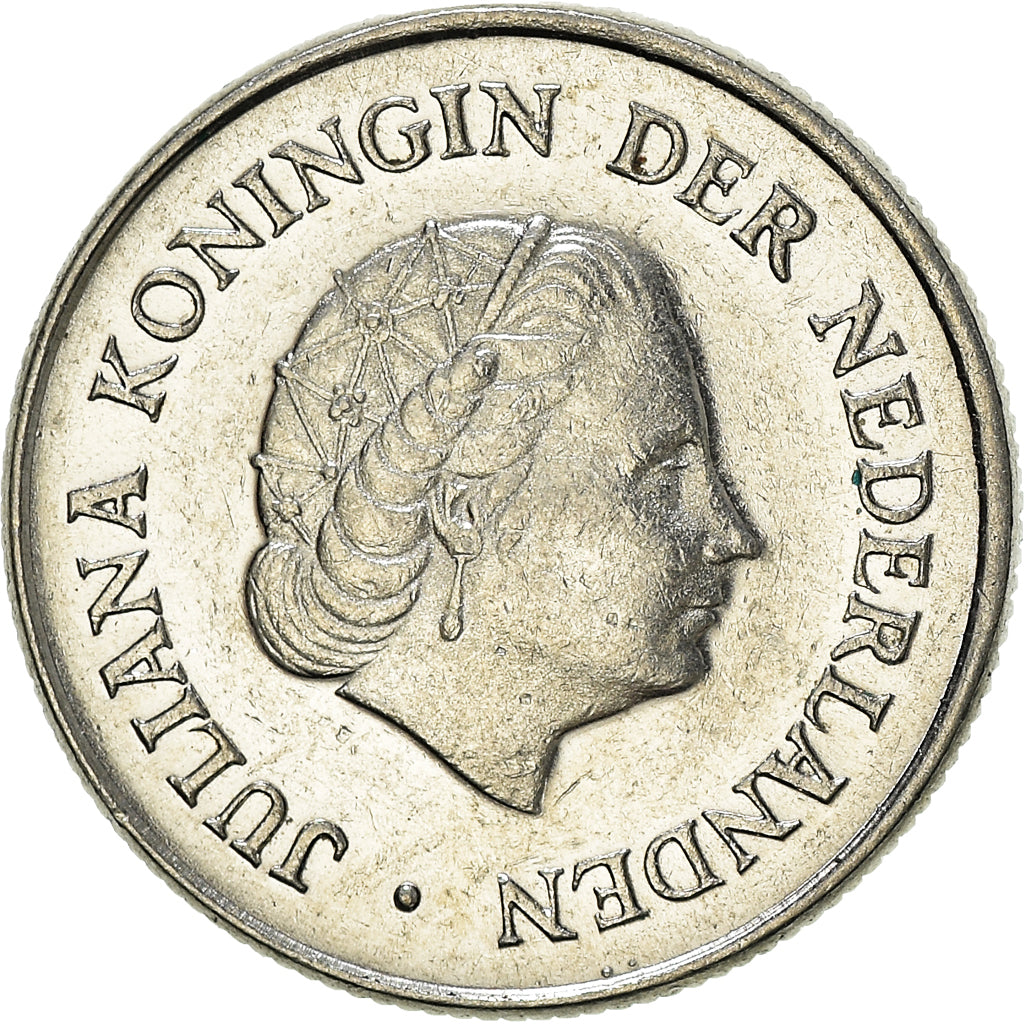 Münze, Niederlande, 25 Cents, 1977