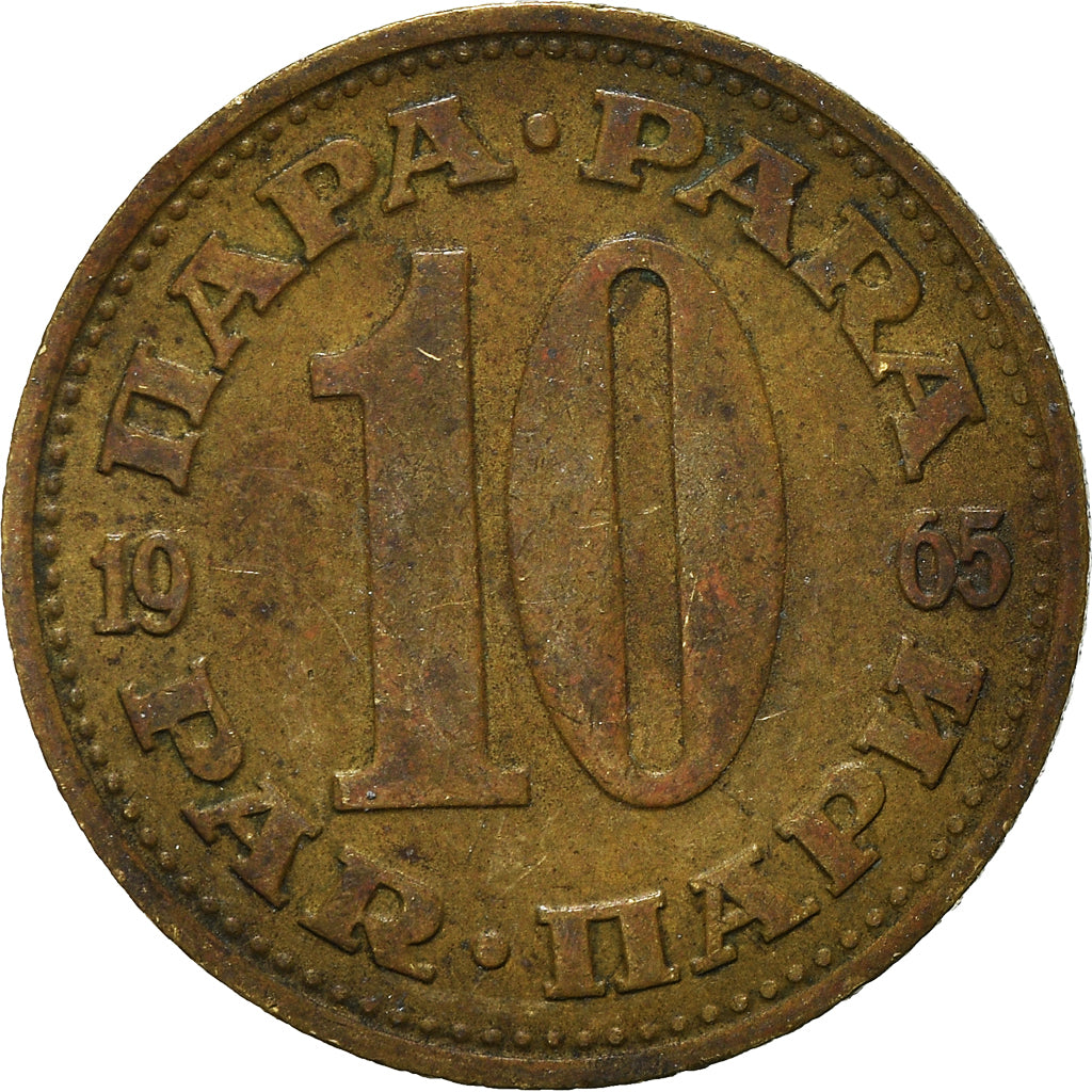Münze, Jugoslawien, 10 Para, 1965