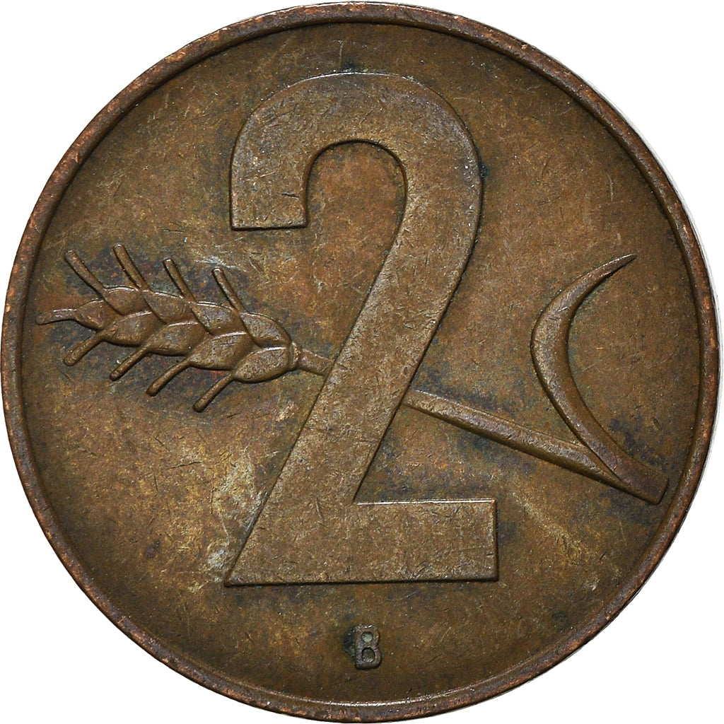 Moneta, Svizzera, 2 Rappen, 1963