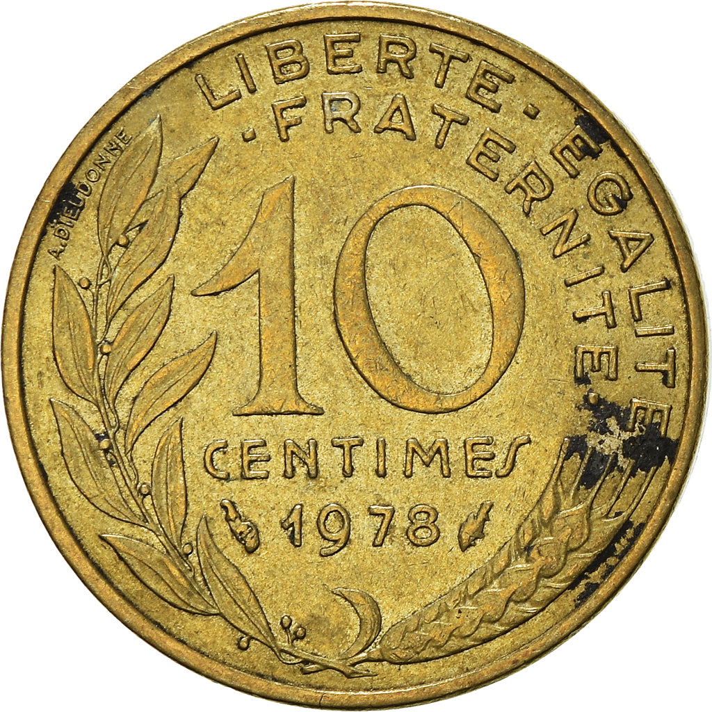 Münze, Frankreich, 10 Centimes, 1978