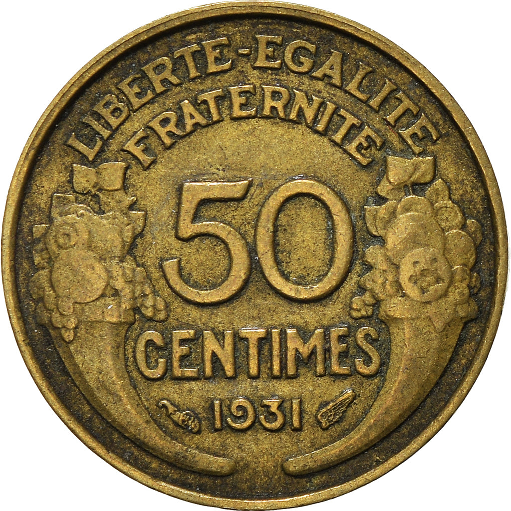 Moneta, Francia, 50 Centimes, 1931