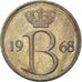 Coin, Belgium, 25 Centimes, 1968