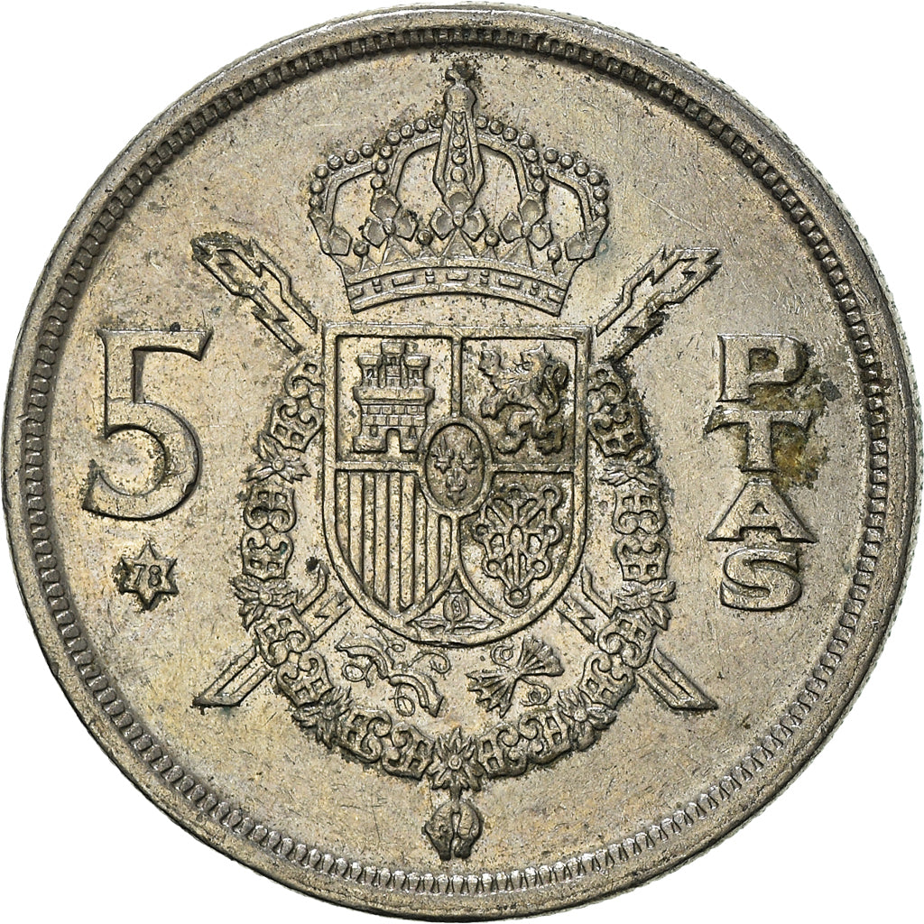 Moneta, Hiszpania, 5 Pesetas