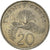 Moneda, Singapur, 20 Cents, 1987