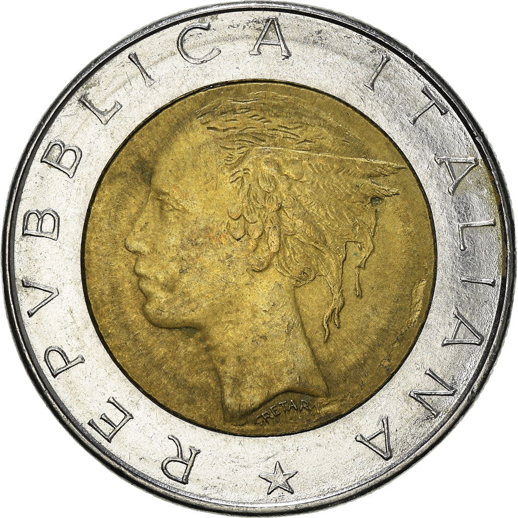 Moneta, Italia, 500 Lire, 1983