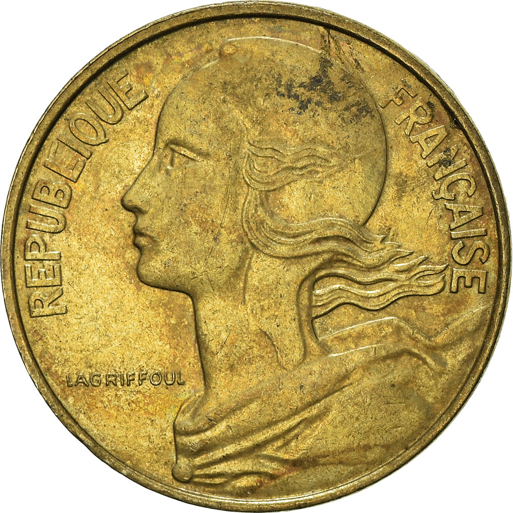 Moneta, Francia, 10 Centimes, 1985