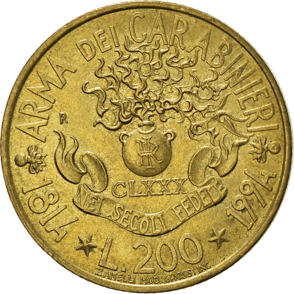 Moneta, Italia, 200 Lire, 1994