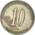 Münze, Ecuador, 10 Centavos, Diez, 2000