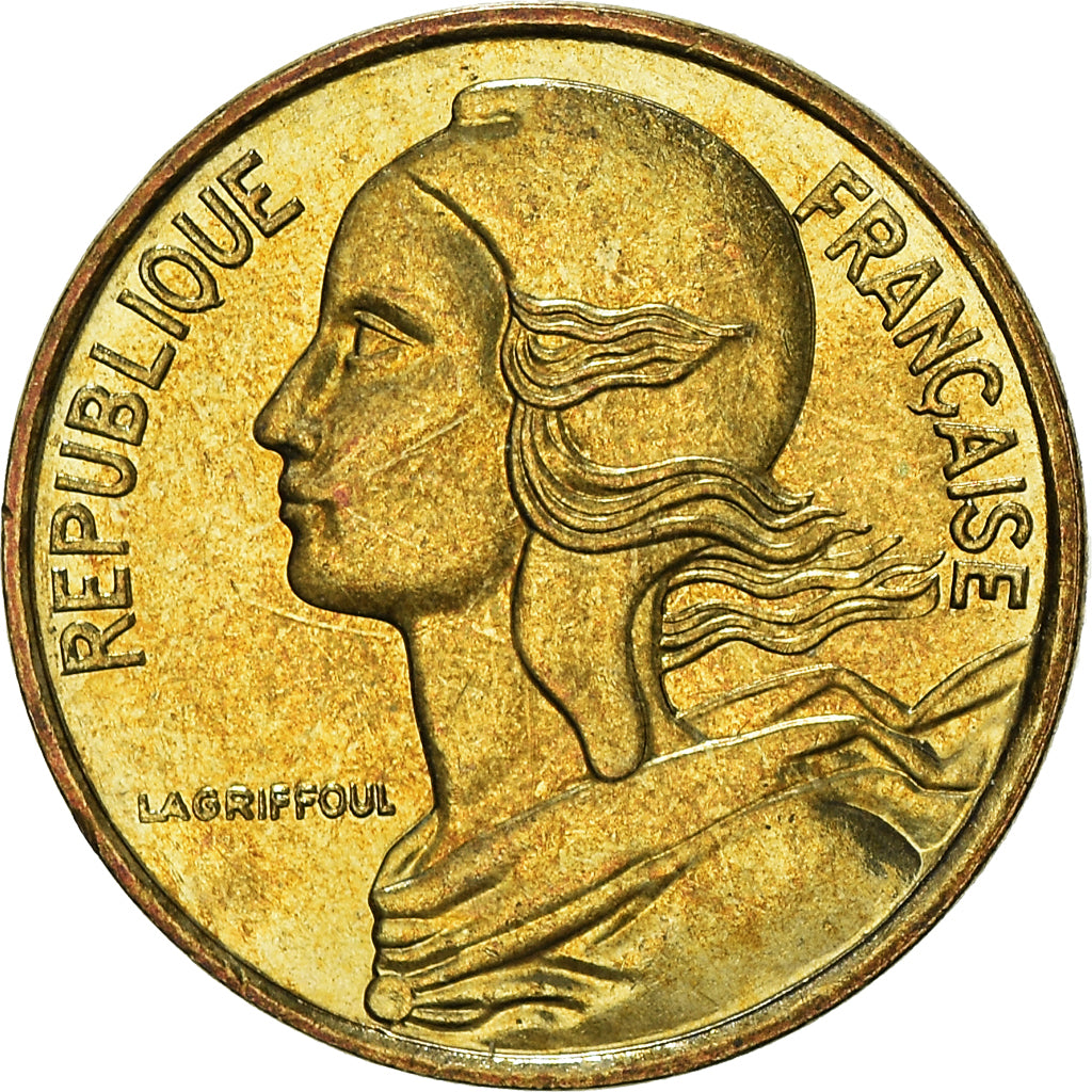 Monnaie, France, 5 Centimes, 1988