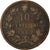 Monnaie, Italie, 10 Centesimi, 1862