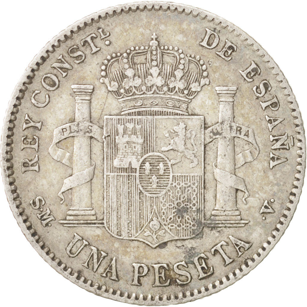 Spain, Alfonso XIII, Peseta, 1903, Madrid, EF(40-45), Silver, KM:721