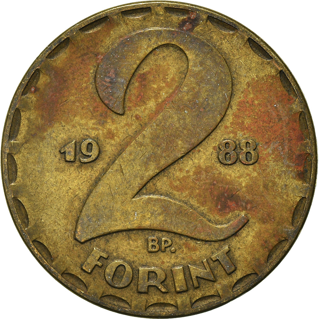 Moneta, Ungheria, 2 Forint, 1988