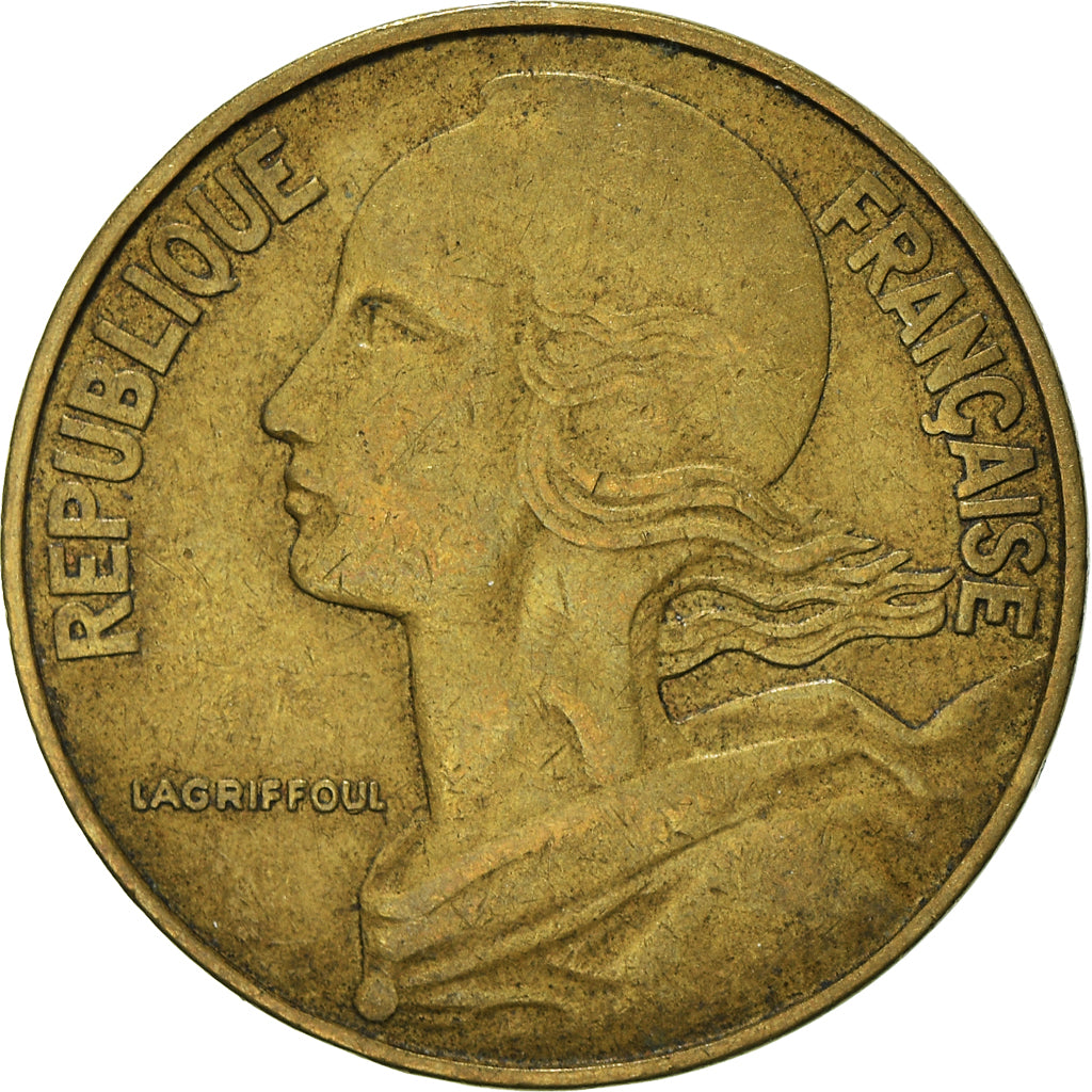Munten, Frankrijk, 20 Centimes, 1962