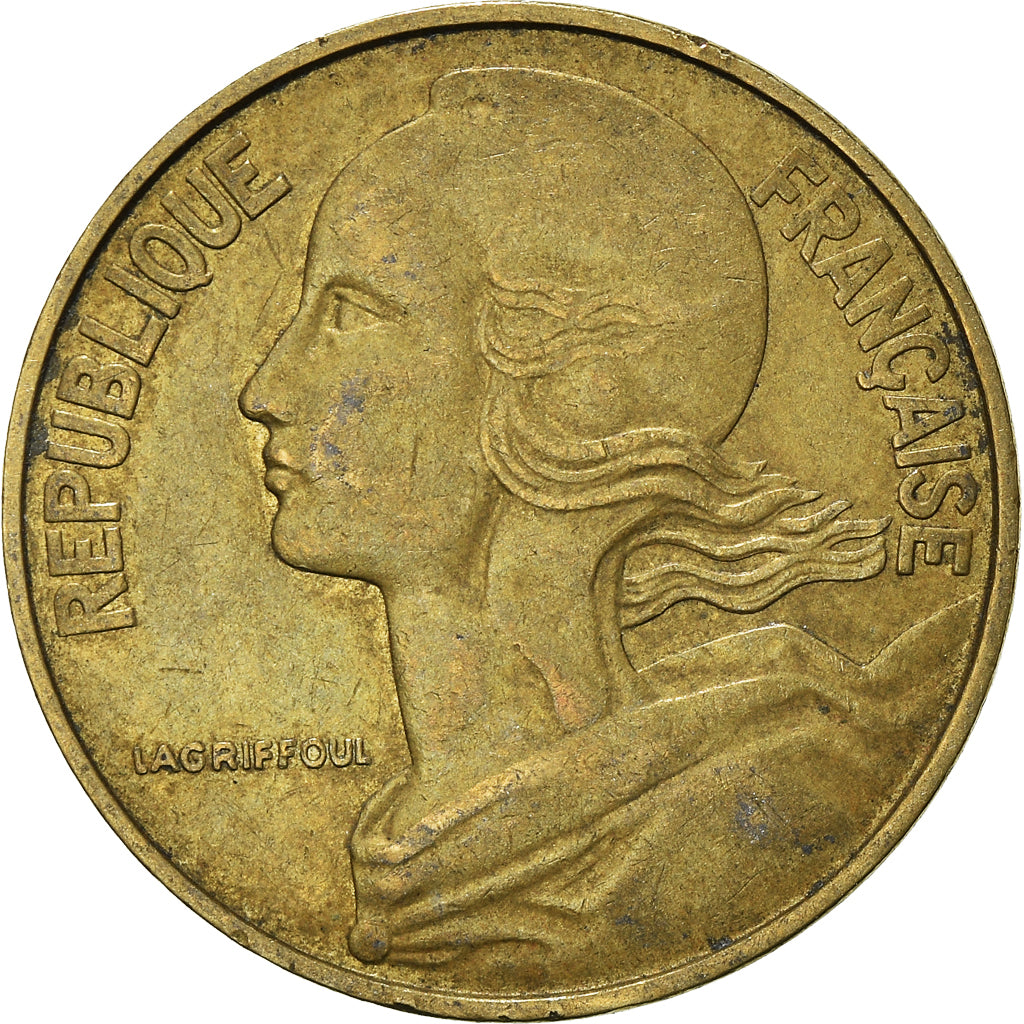 Coin, France, 20 Centimes, 1970