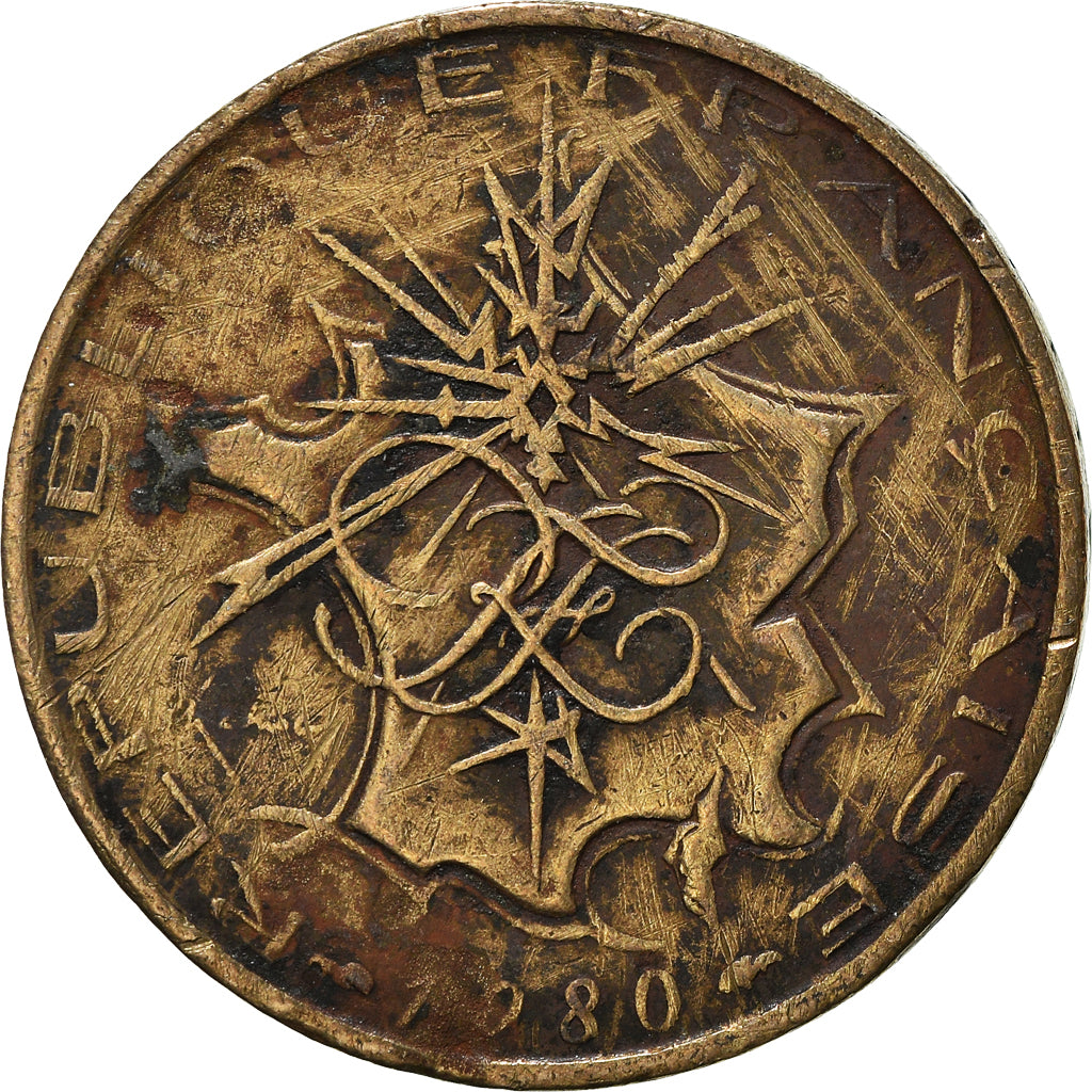 Moeda, França, 10 Francs, 1980