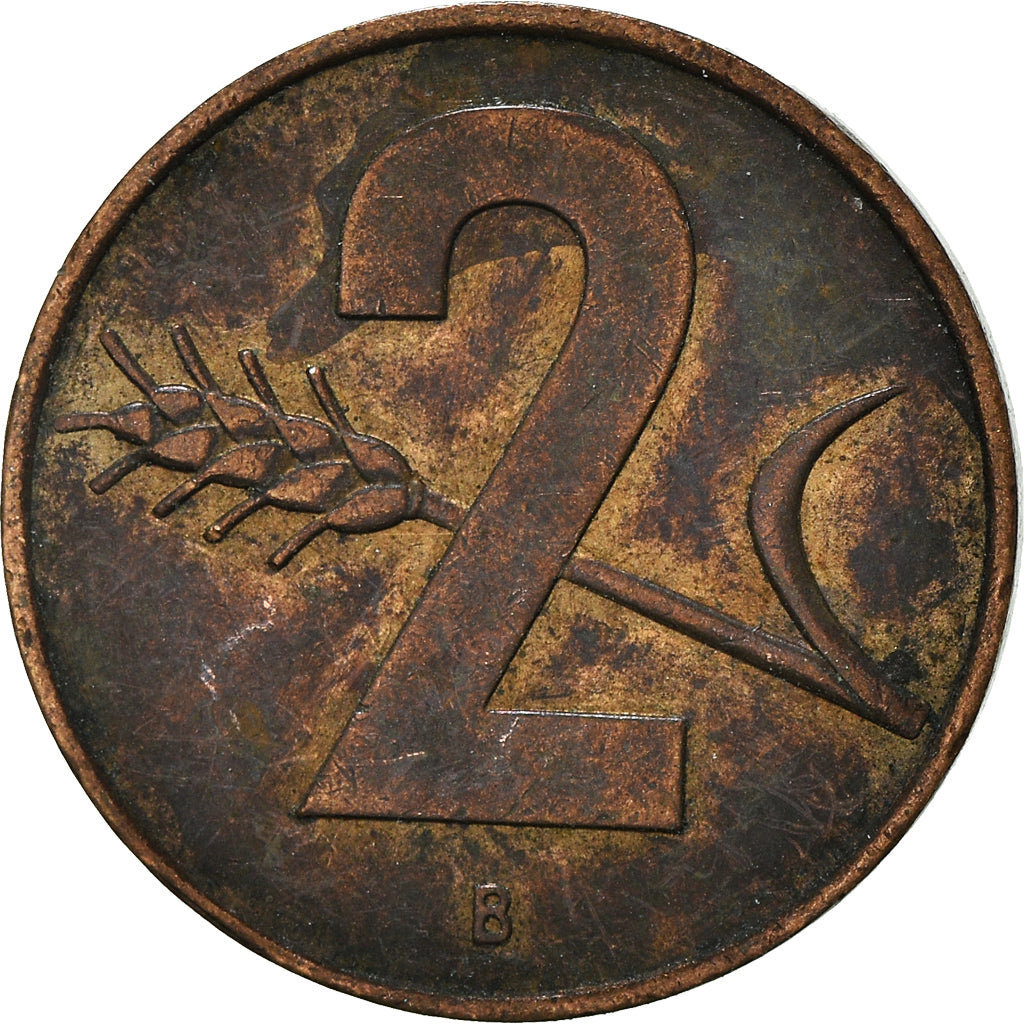 Moneta, Svizzera, 2 Rappen, 1963