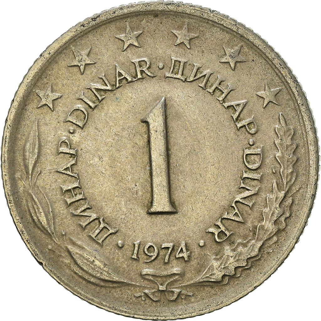 Moeda, Jugoslávia, Dinar, 1974