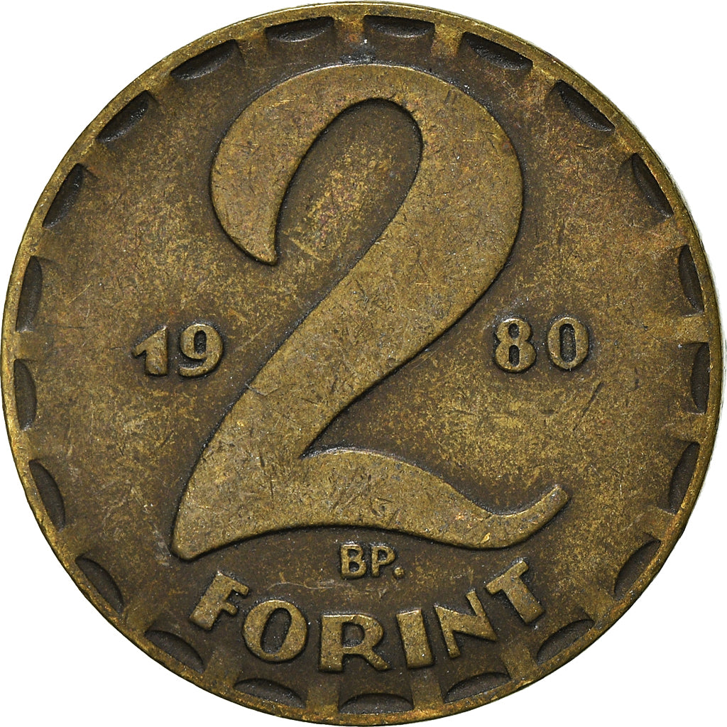 Münze, Ungarn, 2 Forint, 1980