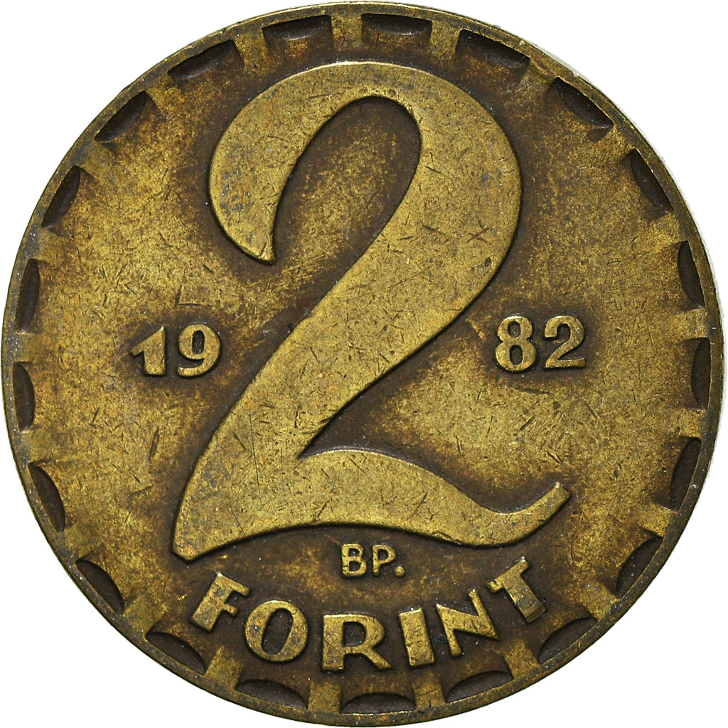 Moneda, Hungría, 2 Forint, 1982