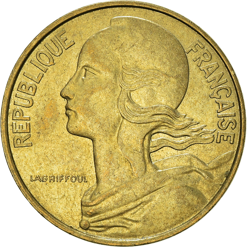 Münze, Frankreich, 10 Centimes, 1986