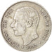 Spain, Alfonso XII, 2 Pesetas, 1882, Madrid, VF(30-35), Silver, KM:678.2