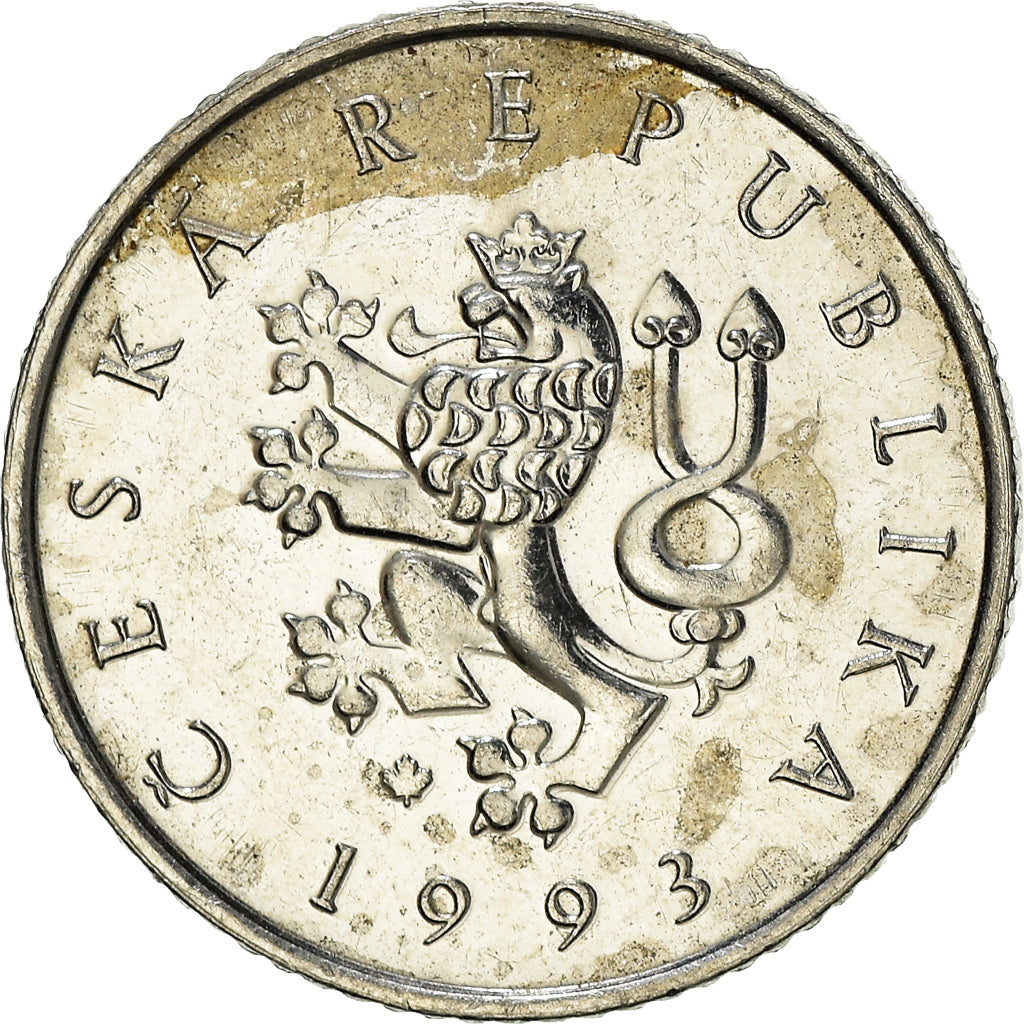 Coin, Czech Republic, Koruna, 1993
