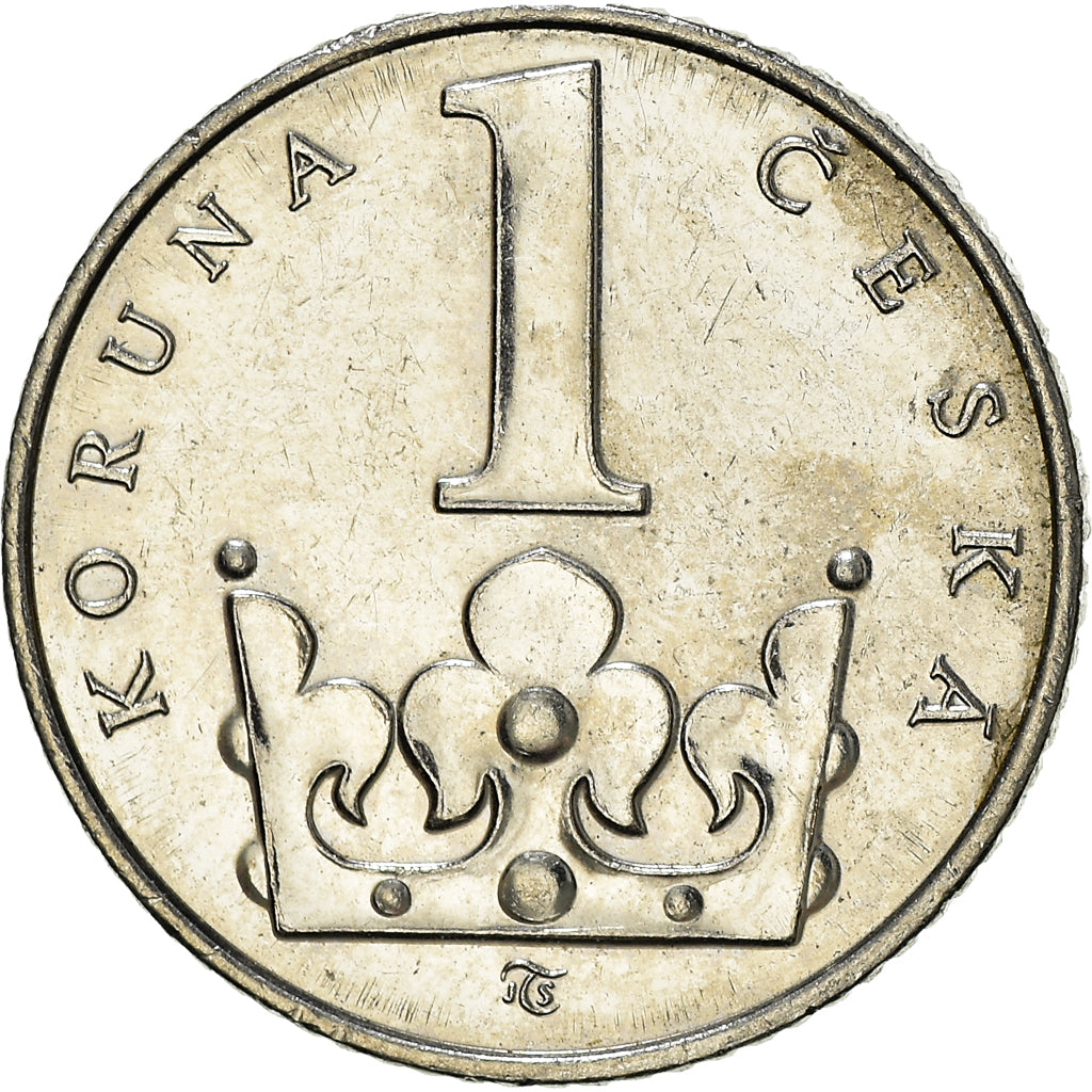 Coin, Czech Republic, Koruna, 1993
