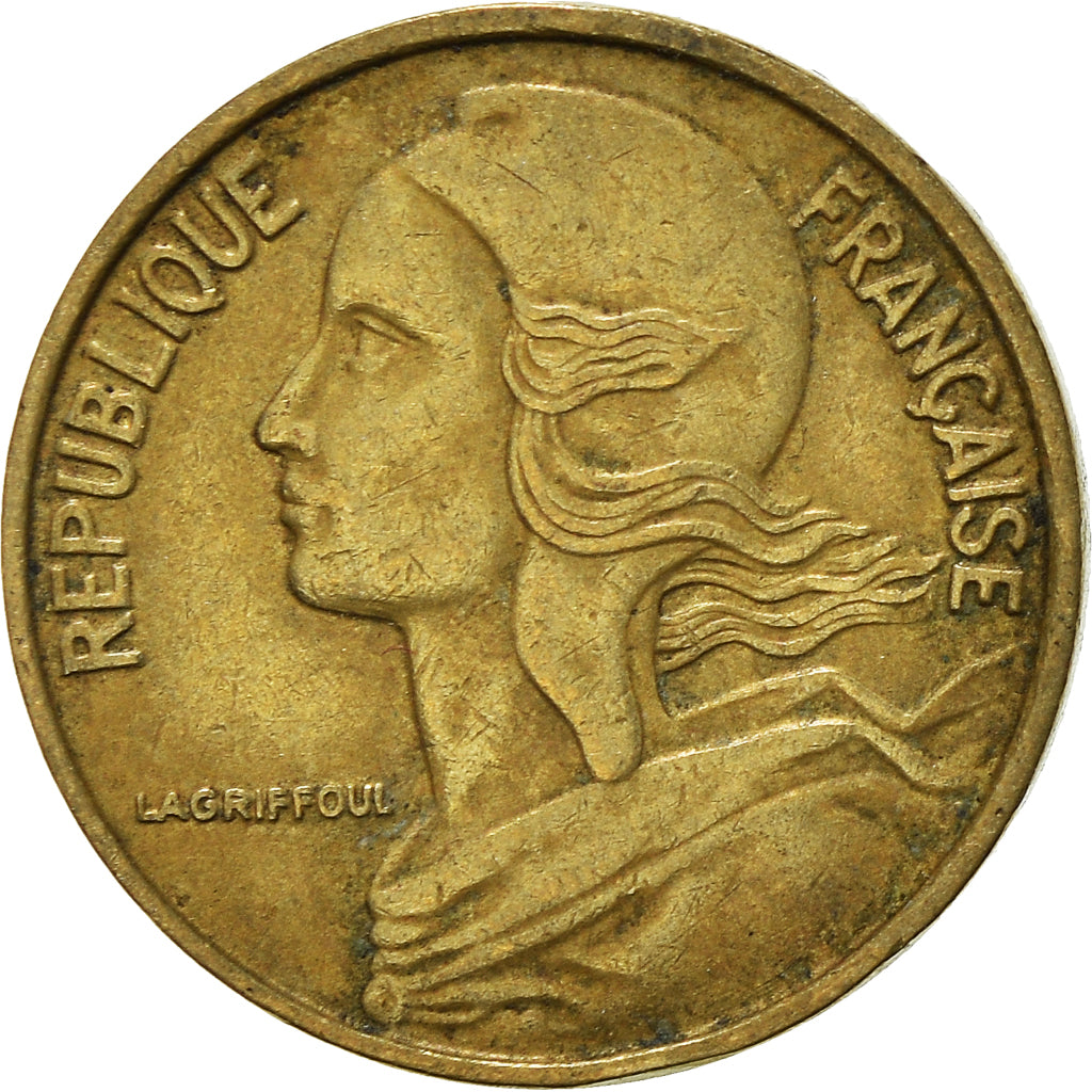 Münze, Frankreich, 5 Centimes, 1966