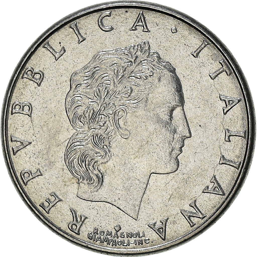 Coin, Italy, 50 Lire, 1991
