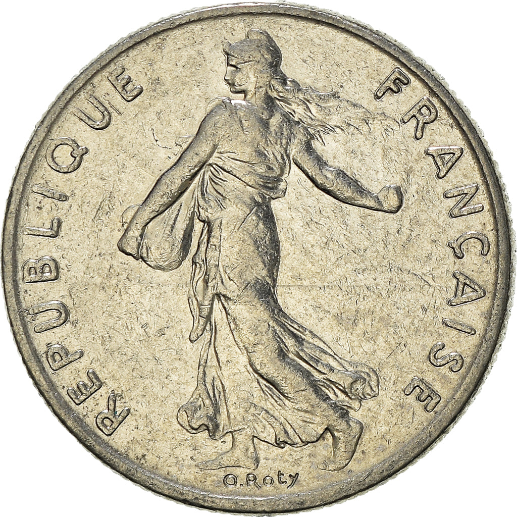 Moneta, Francia, 1/2 Franc, 1977