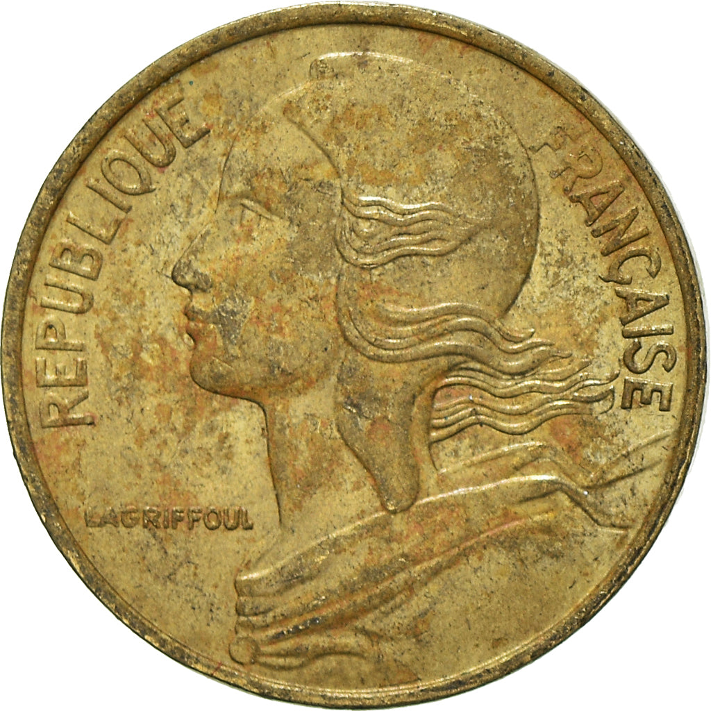 Moeda, França, 5 Centimes, 1988