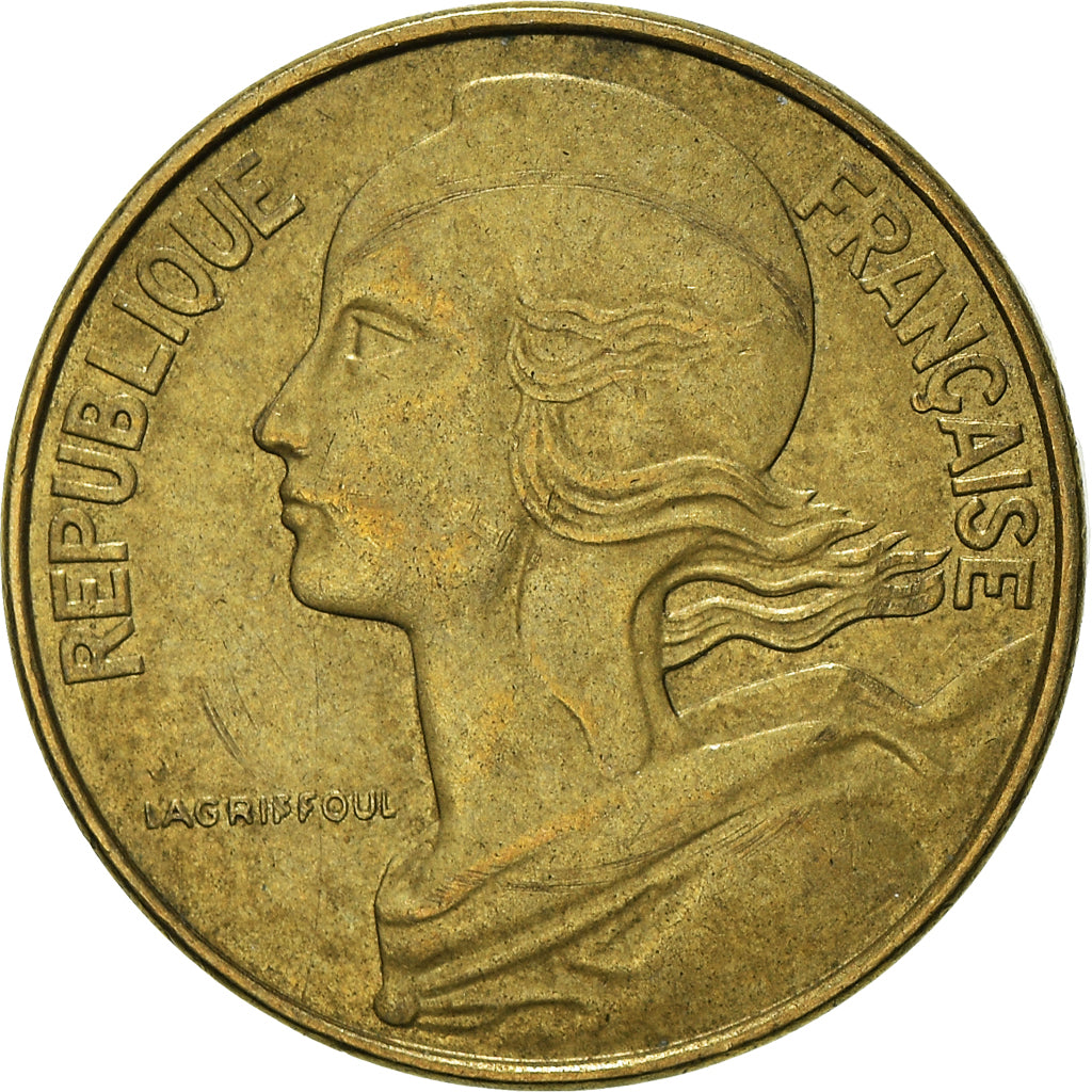 Münze, Frankreich, 10 Centimes, 1974