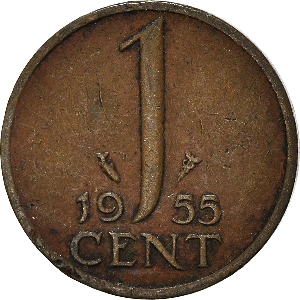 Münze, Niederlande, Cent, 1955