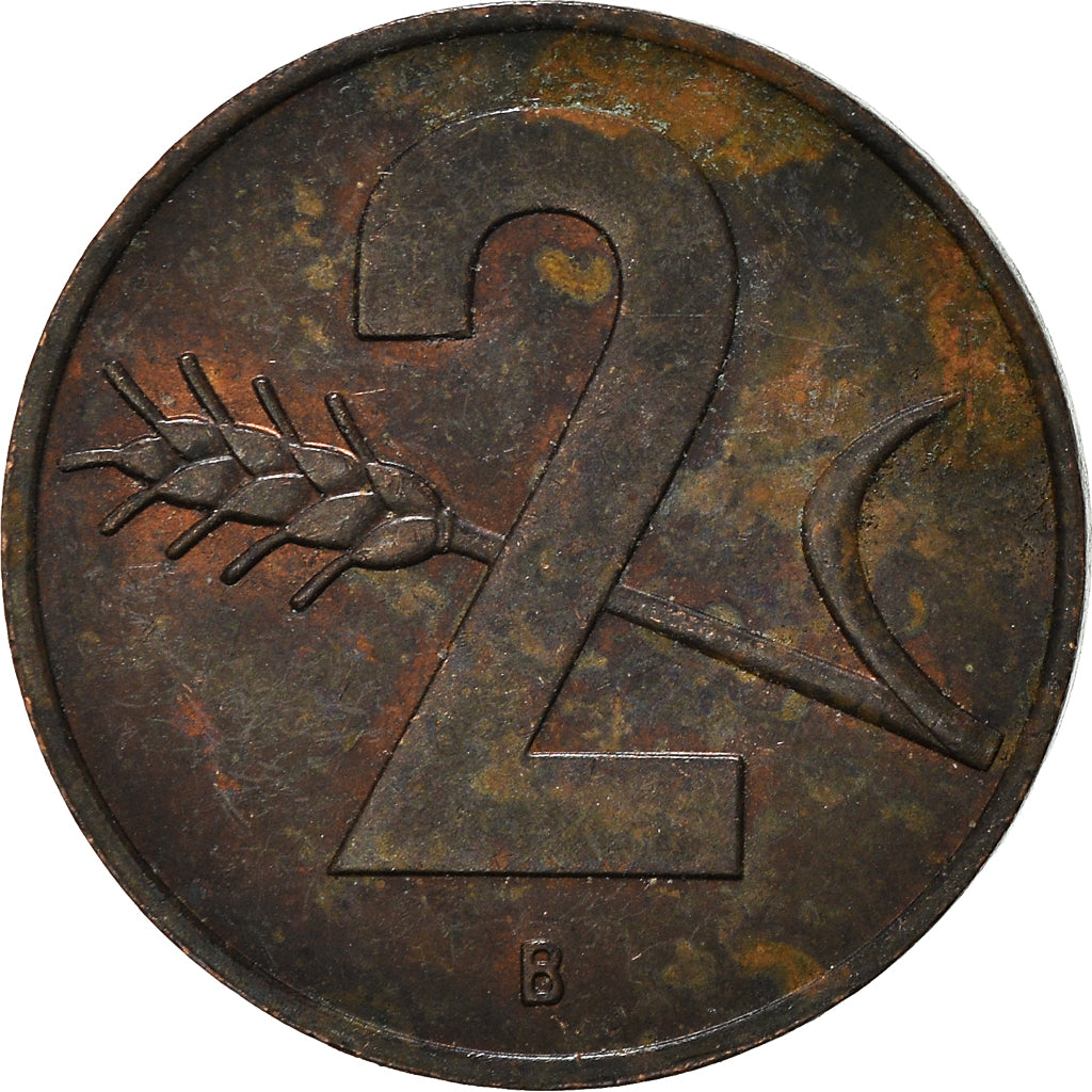 Moneta, Svizzera, 2 Rappen, 1963