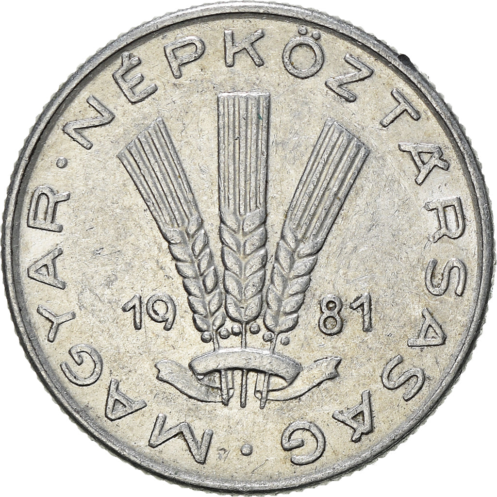 Moneda, Hungría, 20 Fillér, 1981