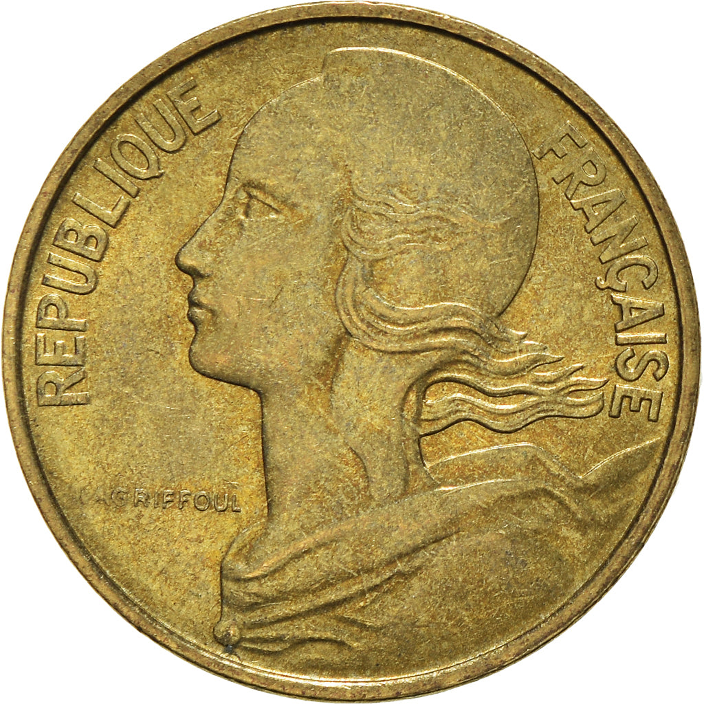 Moneta, Francia, 10 Centimes, 1968