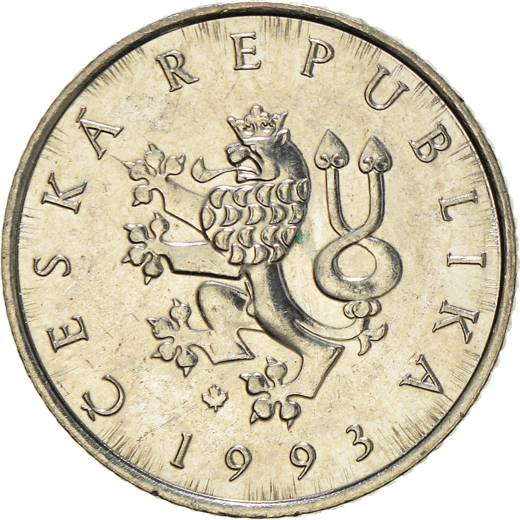 Moeda, República Checa, Koruna, 1993