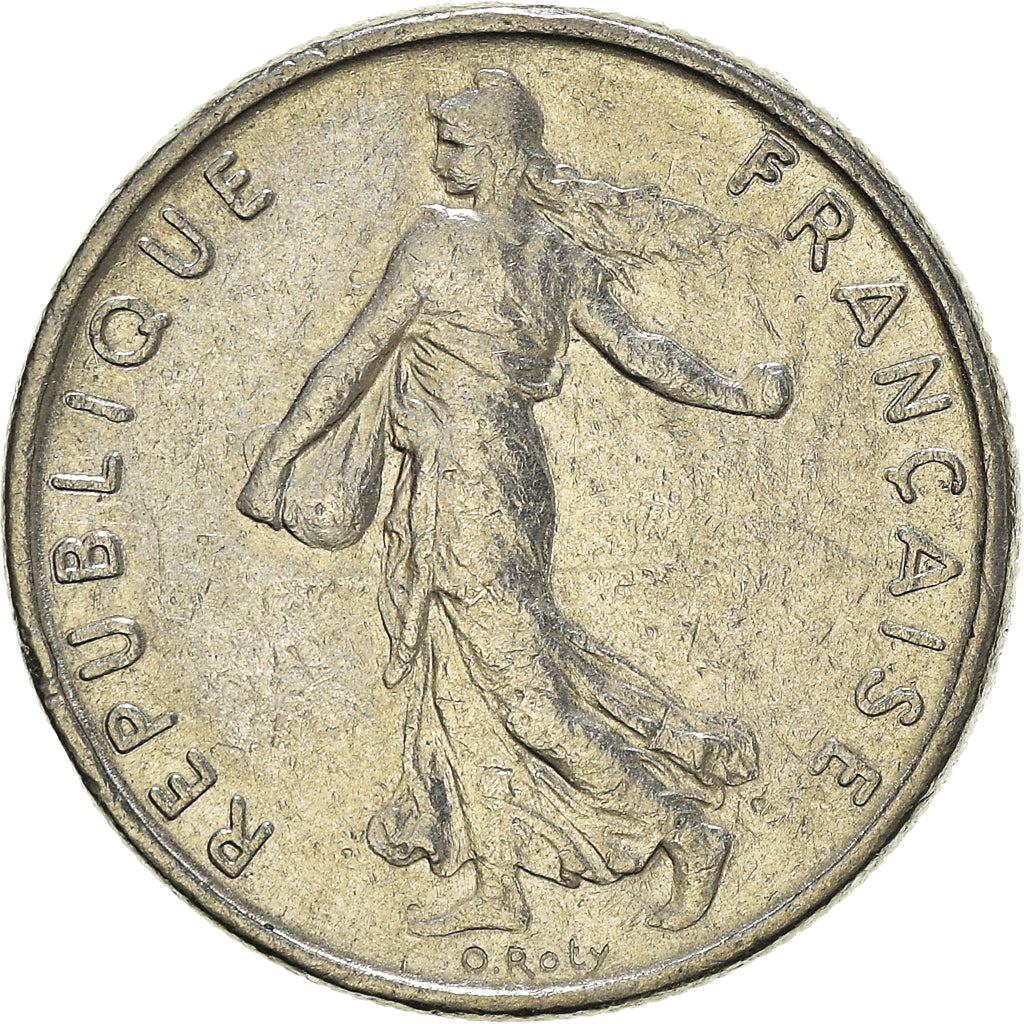Moneda, Francia, 1/2 Franc, 1972