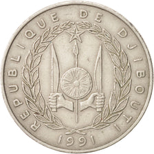 Djibouti, 100 Francs, 1991, Paris, EF(40-45), Copper-nickel, KM:26