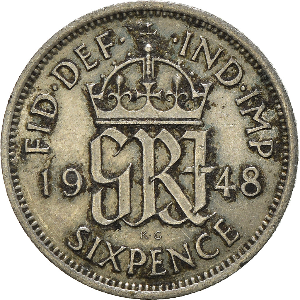 Moneta, Gran Bretagna, 6 Pence, 1948