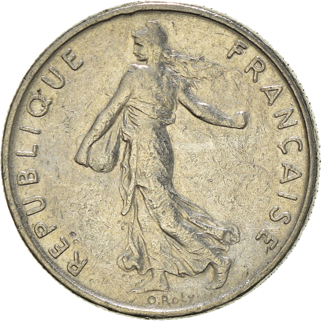 Moneta, Francja, 1/2 Franc, 1968