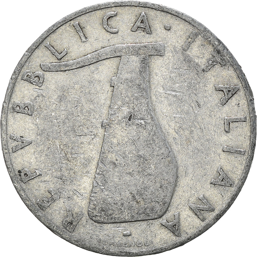 Munten, Italië, 5 Lire, 1952