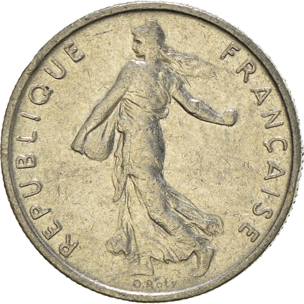 Moneta, Francia, 1/2 Franc, 1966